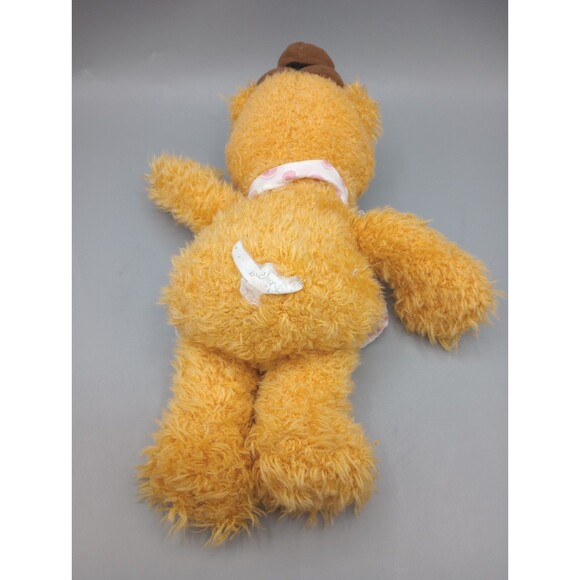 Vtg 80s Muppets Fozzie Bear Plush Beanie Bottom Doll Disney Original 12" Toy - Picture 8 of 11